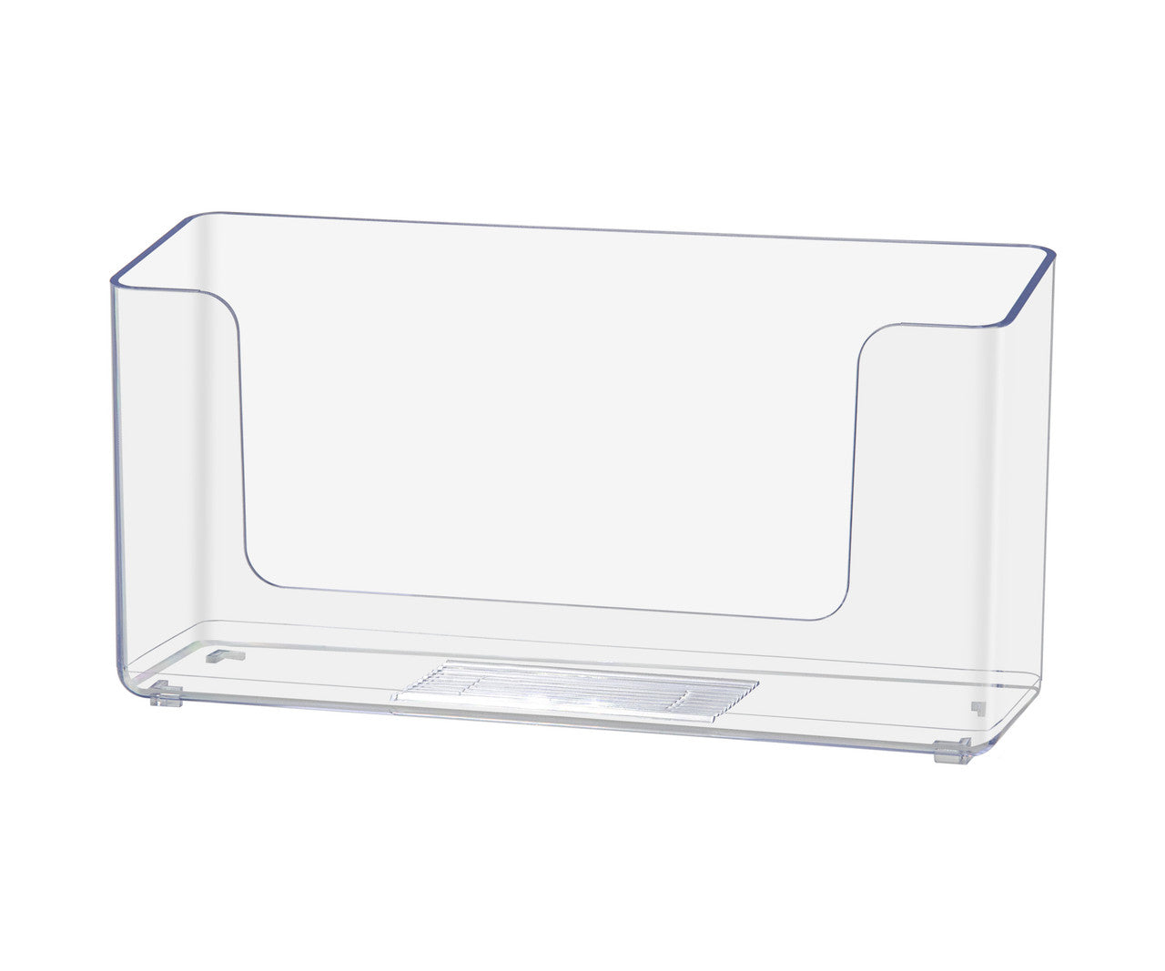 5"W Shallow Brochure Holder Clear Acrylic Pocket