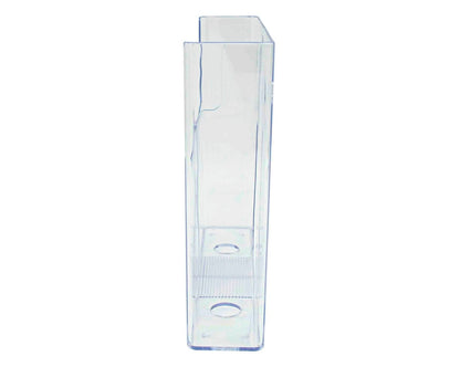 Wall 9.5"W Flyer Holder with Divider for Trifold Brochure Display