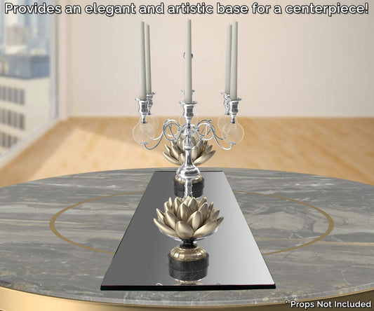 Provides an elegant and artistic base for a centerpiece