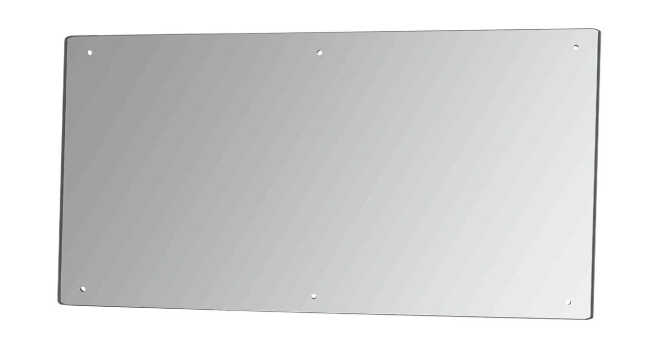 24" x 48" Acrylic Mirror with Holes for Replacement Glass Mirrors