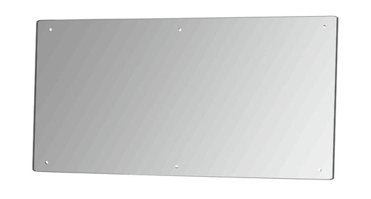24" x 48" Acrylic Mirror with Holes for Replacement Glass Mirrors