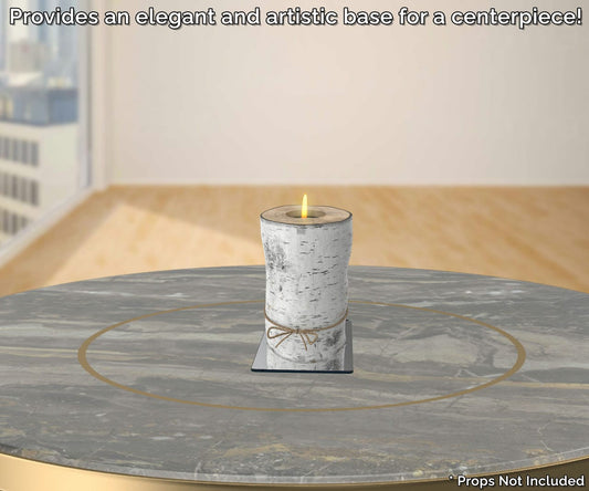 Provides an elegant and artistic base for a centerpiece