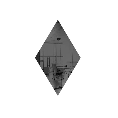 25 Pack Diamond Shaped Mirror Acrylic Pieces for Arts and Crafts