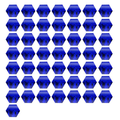 50 Pack Hexagon Shaped Mirror Acrylic Pieces for Arts and Crafts