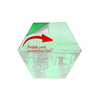 50 Pack Hexagon Shaped Mirror Acrylic Pieces for Arts and Crafts