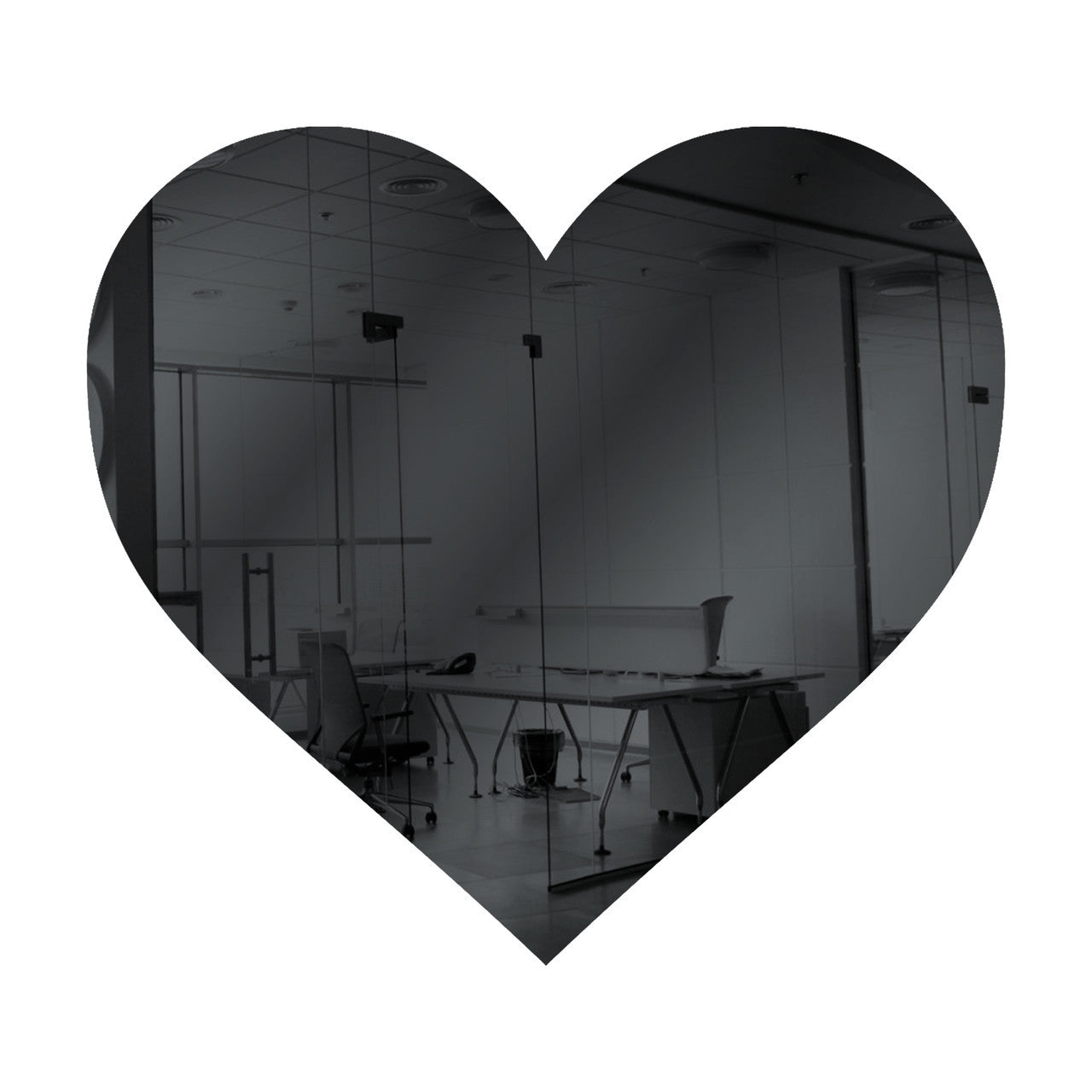 50 Pack Heart Shaped Mirror Acrylic Pieces for Arts and Crafts