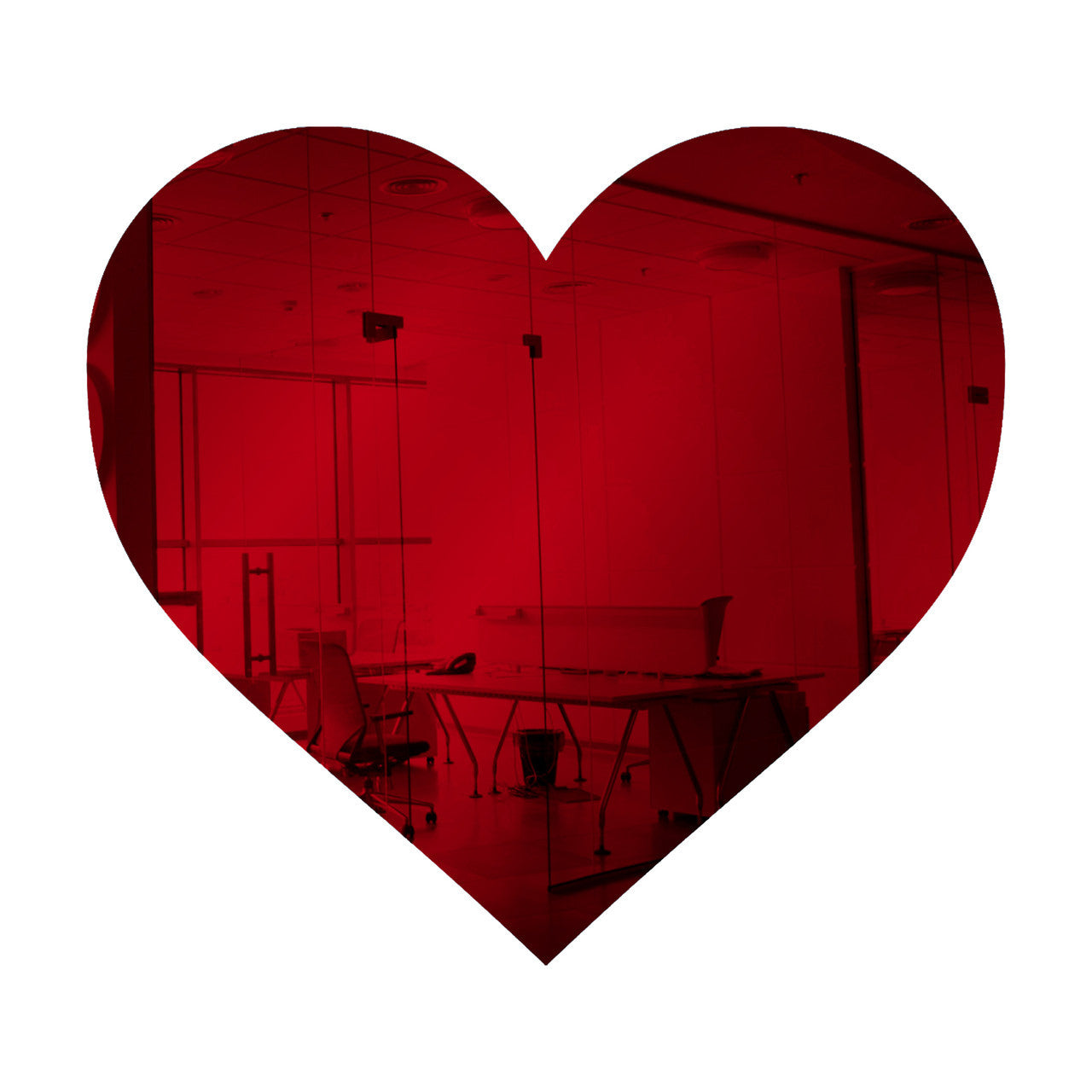 50 Pack Heart Shaped Mirror Acrylic Pieces for Arts and Crafts