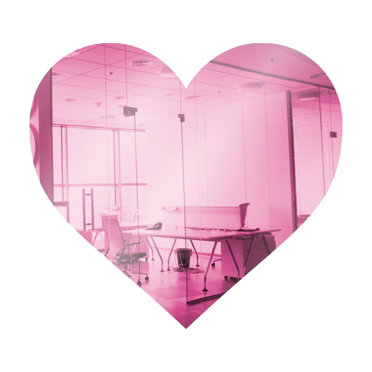 50 Pack Heart Shaped Mirror Acrylic Pieces for Arts and Crafts