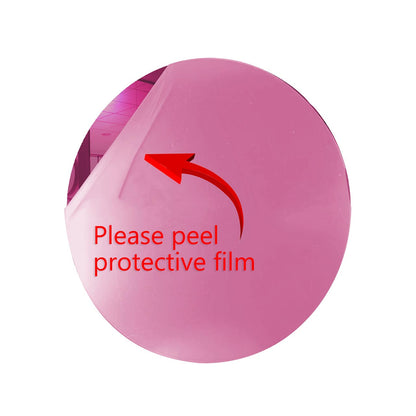 Pink Round Shaped Mirror Acrylic Pieces for Arts and Crafts