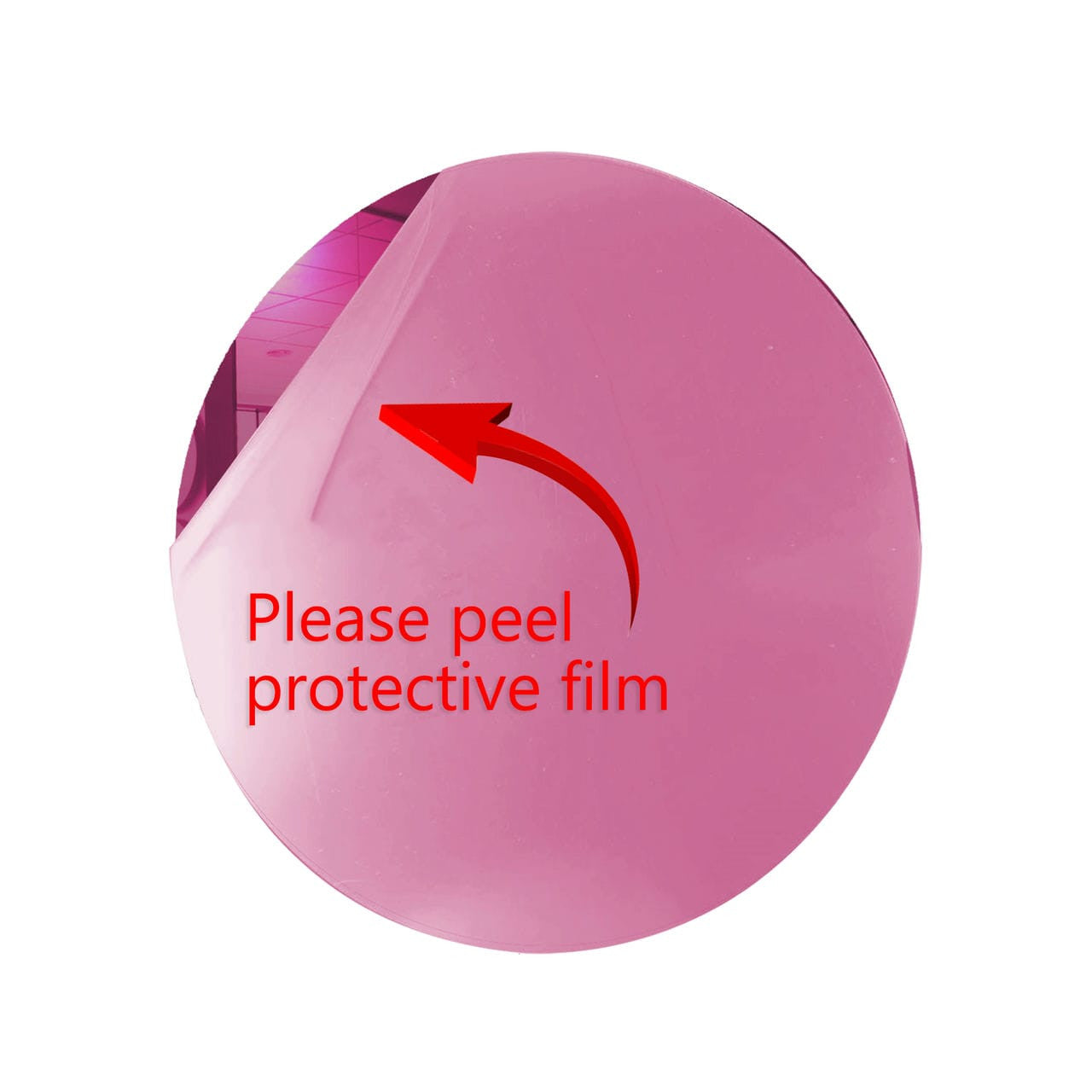 25 Pack Round Shaped Mirror Acrylic Pieces for Arts and Crafts