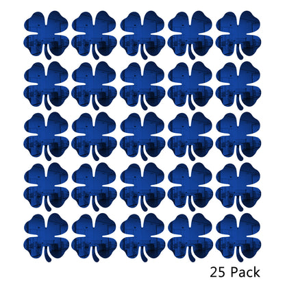 25 Pack Shamrock Shape Acrylic Mirror Tiles Crafts Select Color