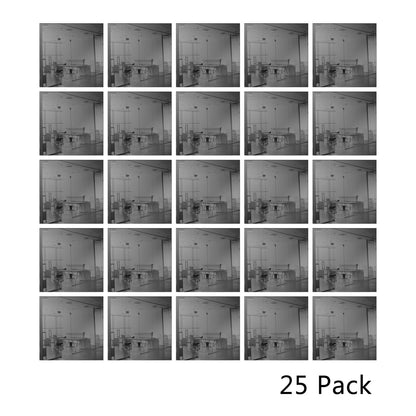 25 Pack Square Shaped Mirror Acrylic Pieces for Arts and Crafts