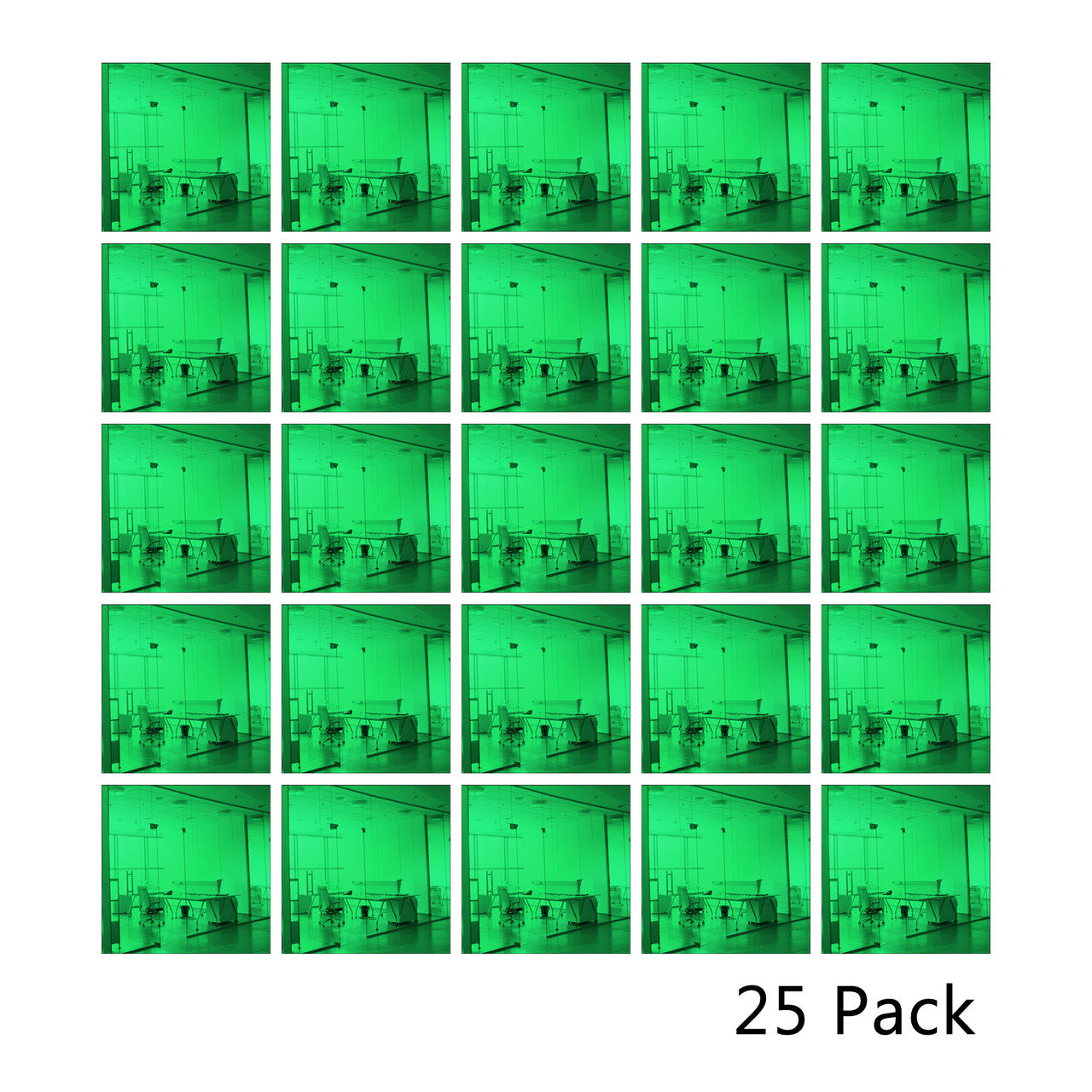 25 Pack Square Shaped Mirror Acrylic Pieces for Arts and Crafts