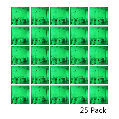 25 Pack Square Shaped Mirror Acrylic Pieces for Arts and Crafts