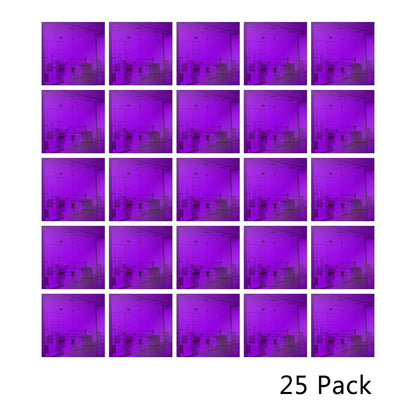 25 Pack Square Shaped Mirror Acrylic Pieces for Arts and Crafts