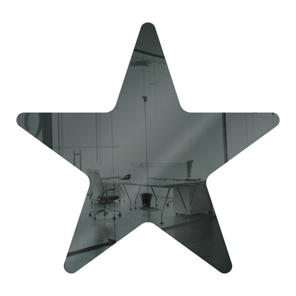 Grey Star Shaped Mirror Acrylic Pieces for Arts and Crafts