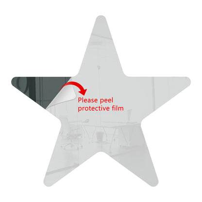 50 Pack Star Shaped Mirror Acrylic Pieces for Arts and Crafts