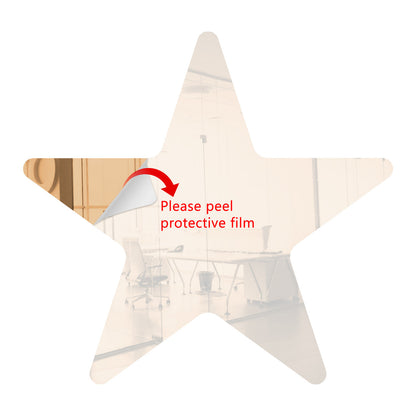 50 Pack Star Shaped Mirror Acrylic Pieces for Arts and Crafts