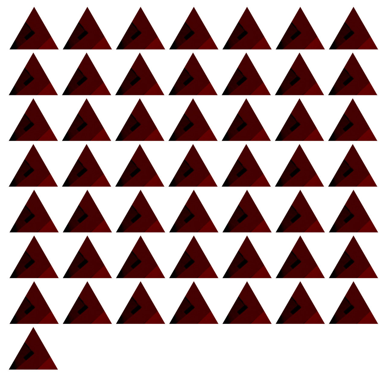 50 Pack Triangle Shaped Mirror Acrylic Pieces for Arts and Crafts