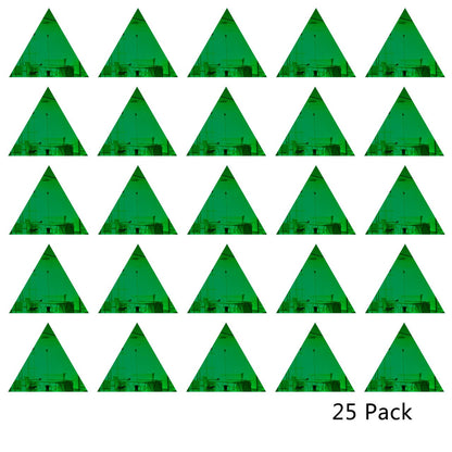 25 Pack Triangle Shaped Mirror Acrylic Pieces for Arts and Crafts