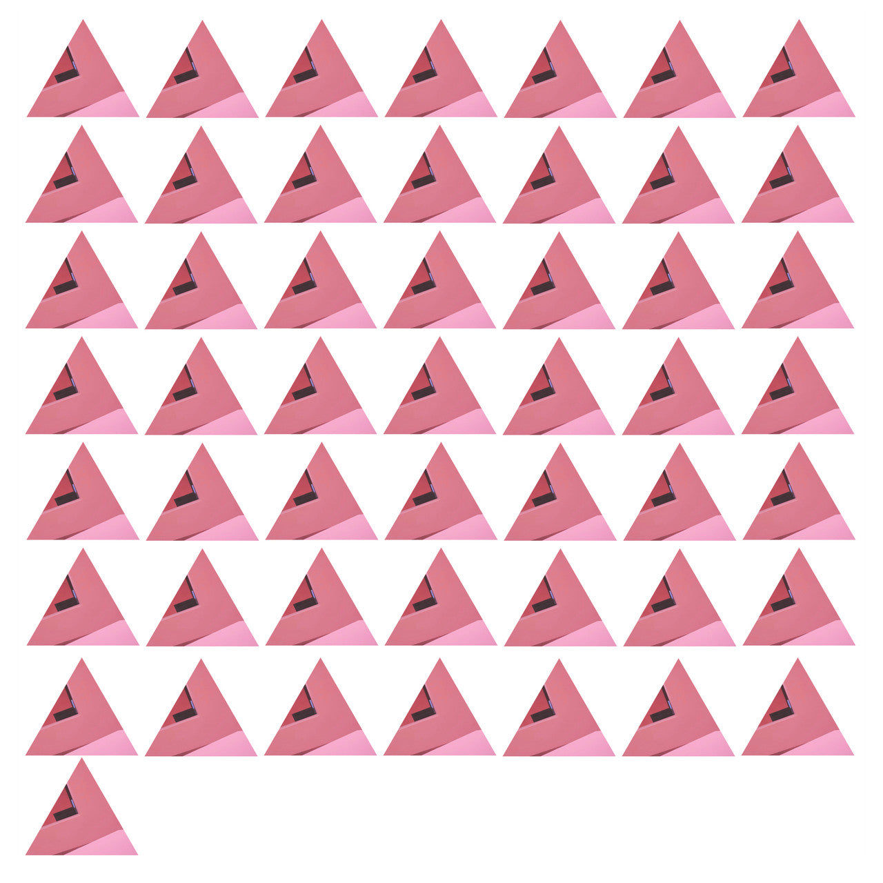 50 Pack Triangle Shaped Mirror Acrylic Pieces for Arts and Crafts