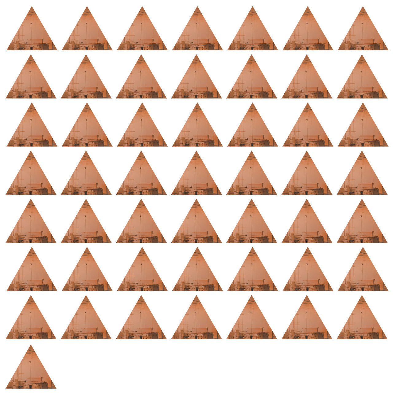 50 Pack Triangle Shaped Mirror Acrylic Pieces for Arts and Crafts