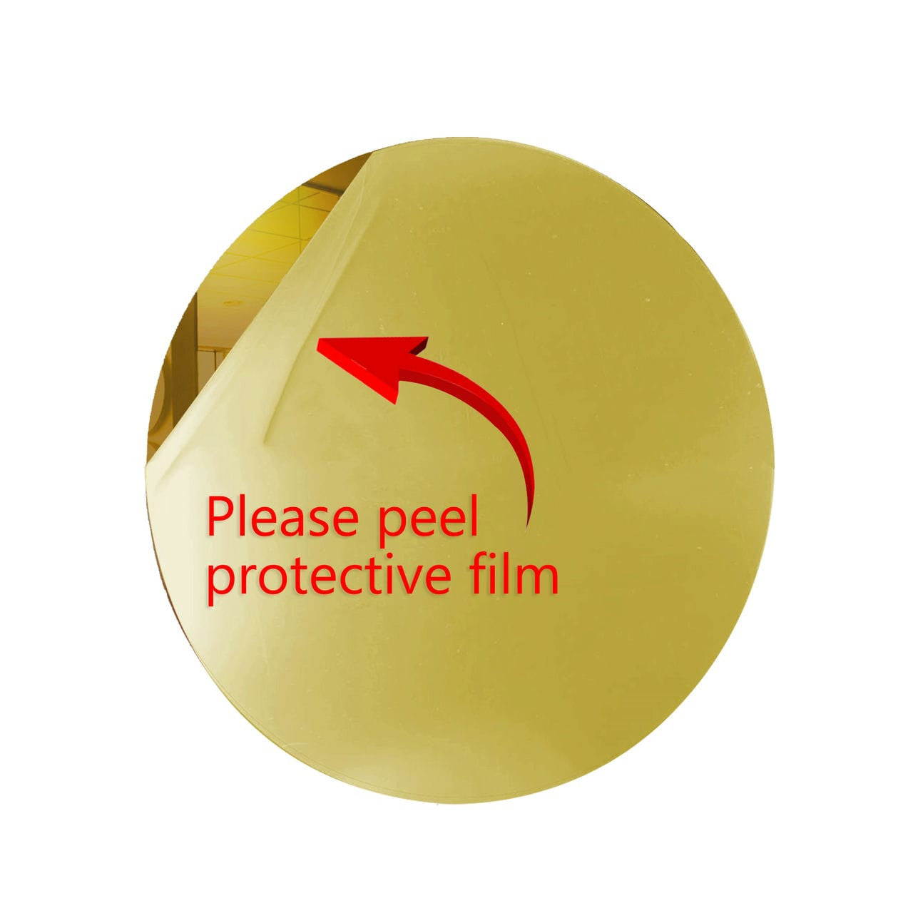 25 Pack Round Shaped Mirror Acrylic Pieces for Arts and Crafts