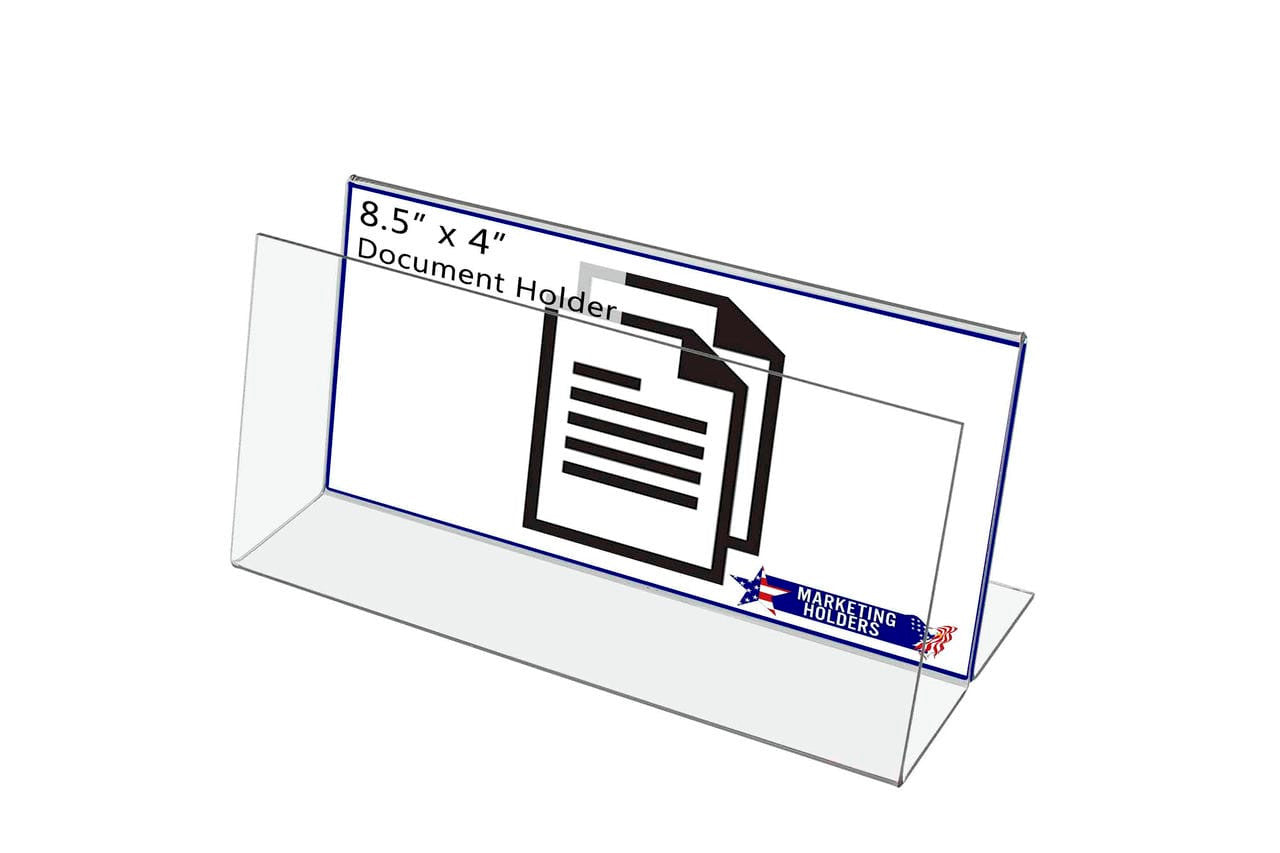 8.5"W Mail Letter Holder Desktop Bill Organizer with Slanted Back