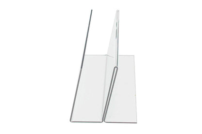 side view of mail letter sign holder