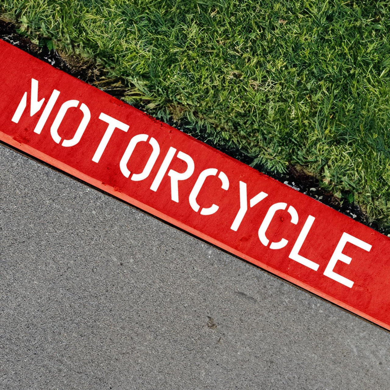 MOTORCYCLE Stencil with 6" Letters