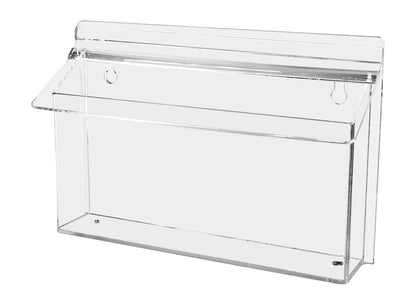 Eleven Inch Wide Document Holder Literature Outdoor Brochure Wall Mount Box