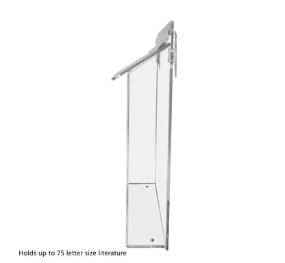 11"W x 8.5"H Suction Cup Outdoor Flyer Holder Window Mount