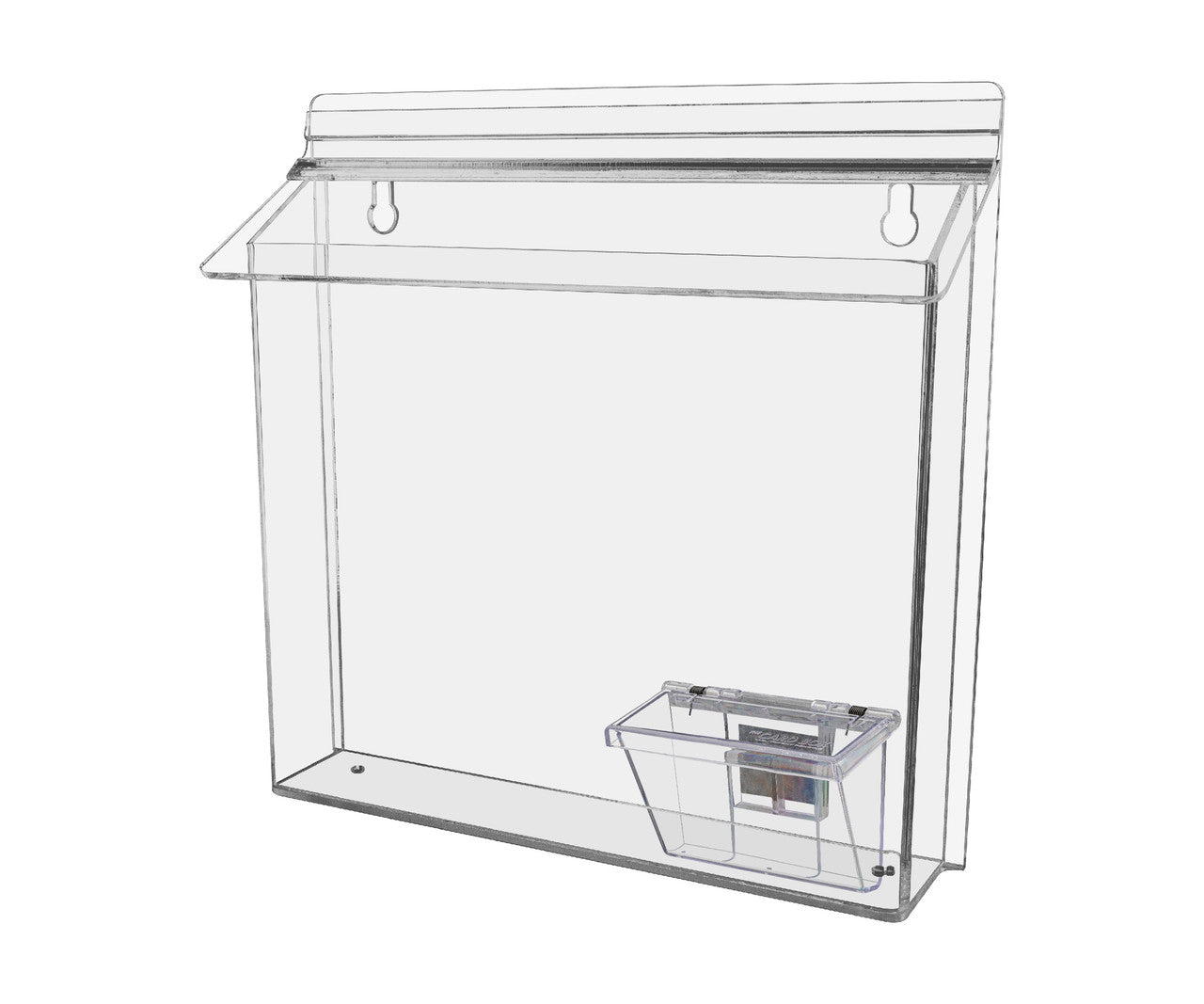 11"W x 8.5"H Outdoor Brochure Holder Flyer Wall Box with Card Box