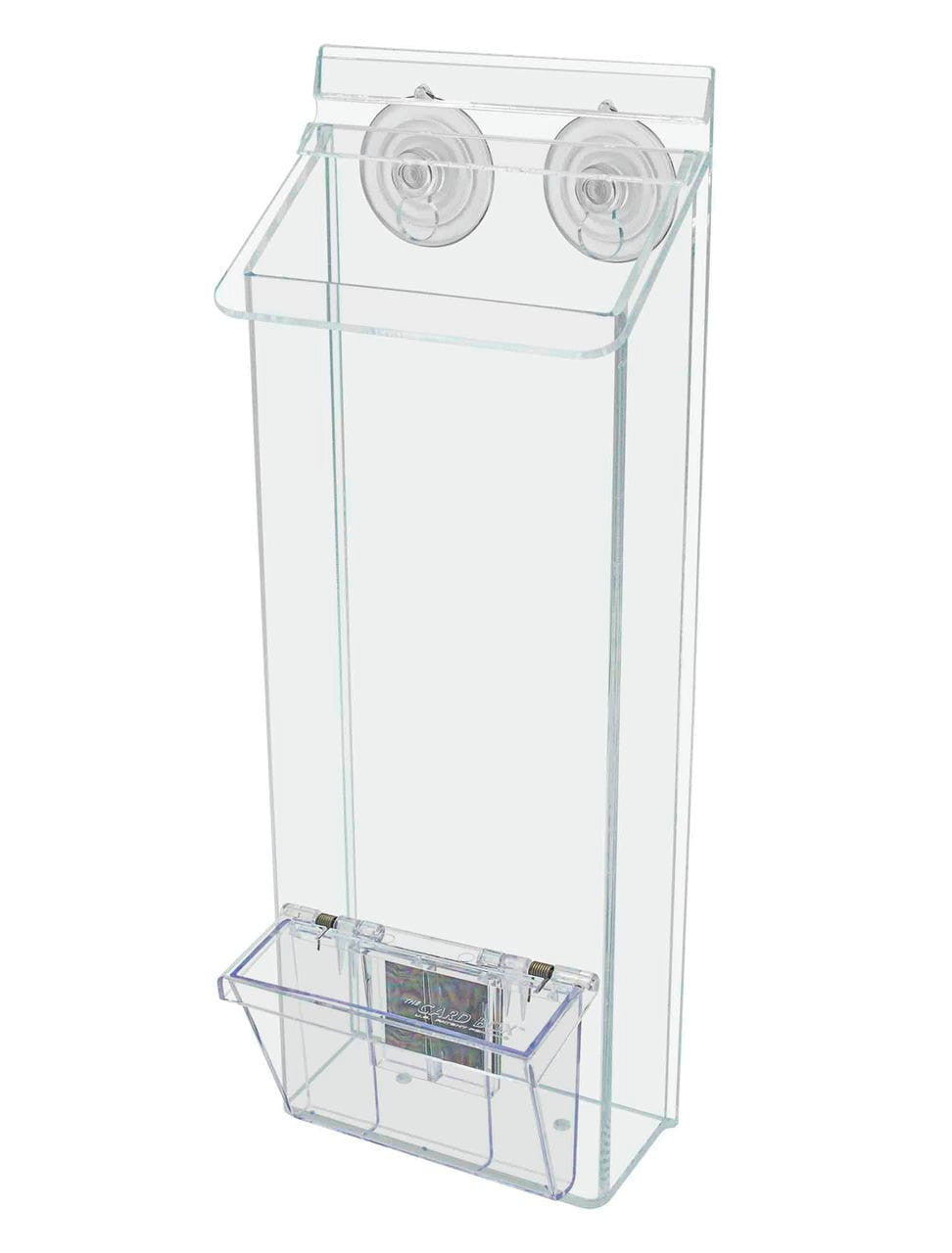 4"W x 11"H Suction Cup Outdoor Trifold Holder with Card Box