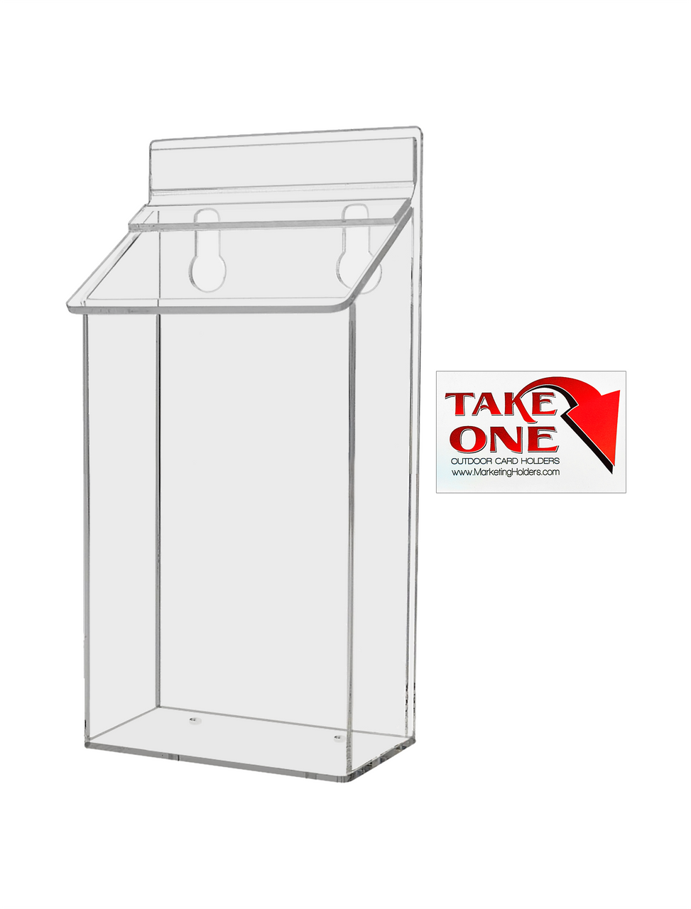 Acrylic Outdoor Advertising Caddy