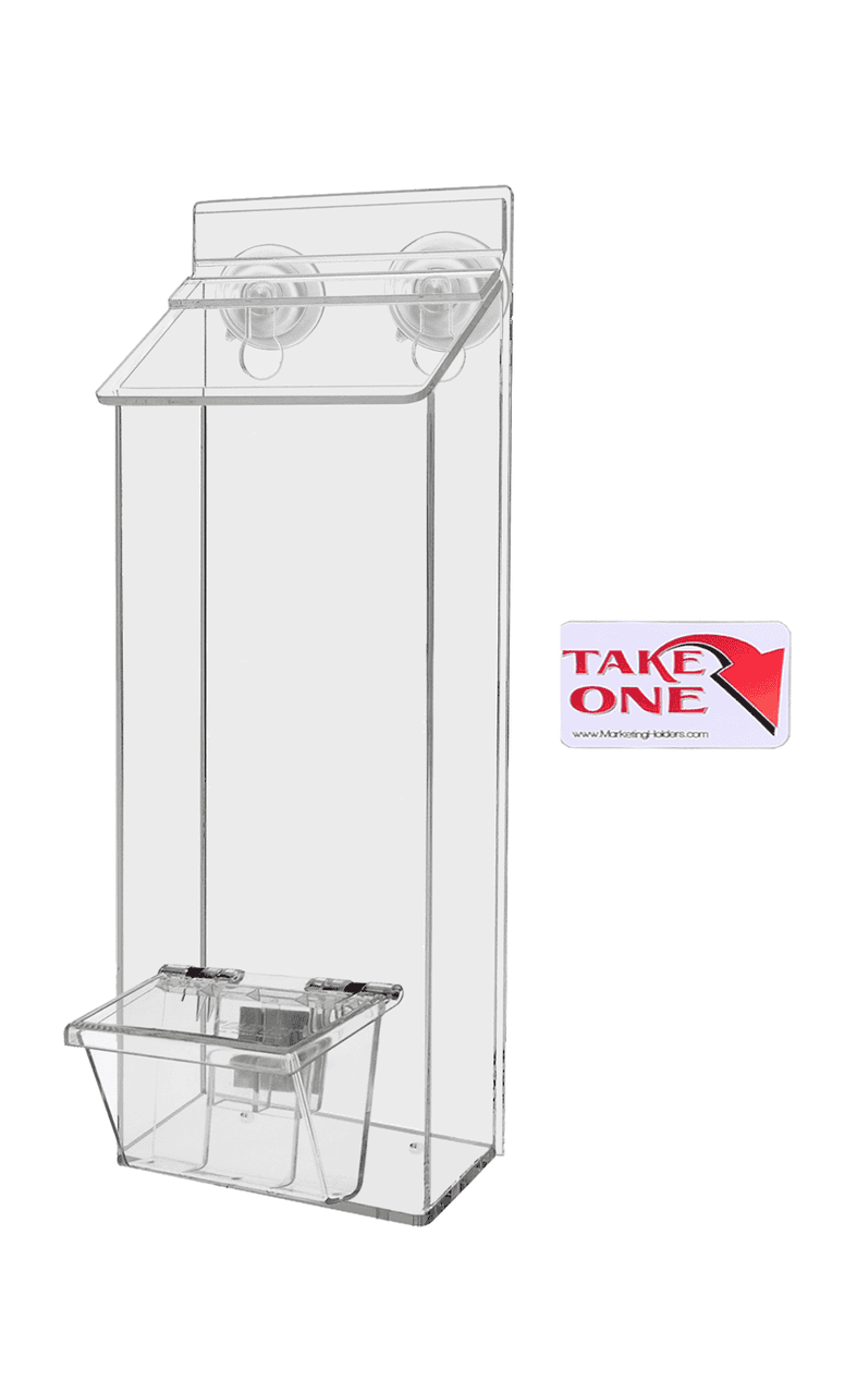 Outdoor Rack Card Box with Suction Cups