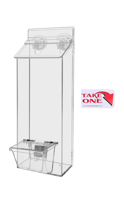 Outdoor Rack Card Box with Suction Cups