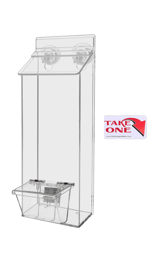 Outdoor Rack Card Box with Suction Cups