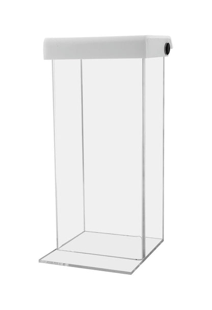 Three and three quarters Tri Fold Brochure Holder Outdoor Literature Box with Lid