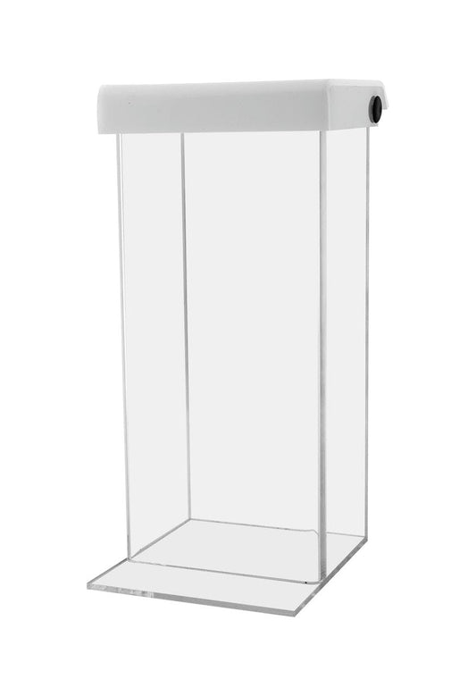 Three and three quarters Tri Fold Brochure Holder Outdoor Literature Box with Lid