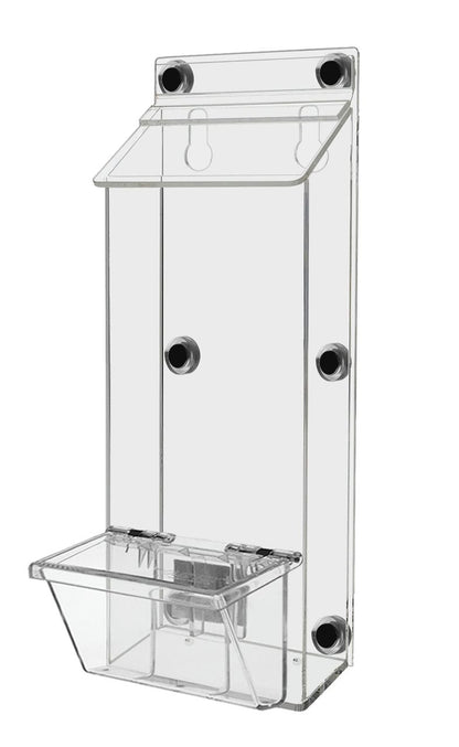 4"W x 9"H Magnetic Outdoor Trifold Brochure Holder with Card Box