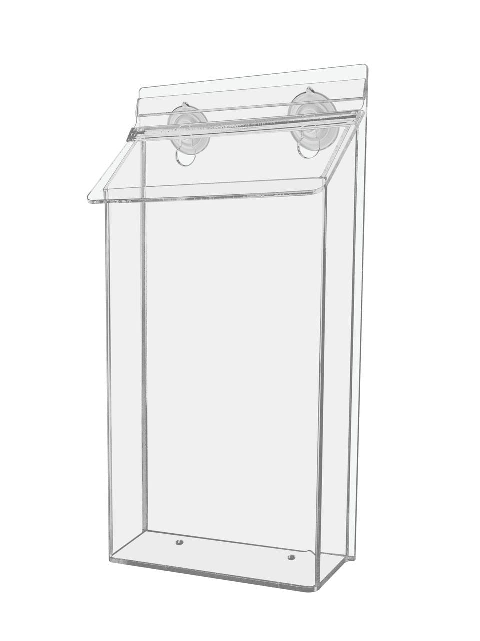 6"W x 10"H Suction Cup Outdoor Bifold Holder Window Mount