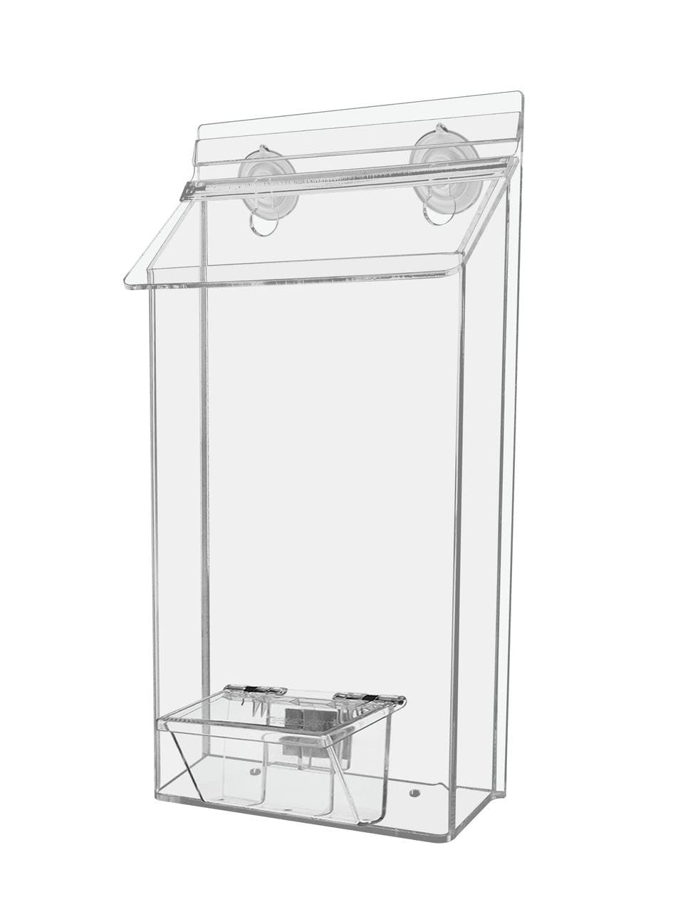 6"W x 10"H Suction Cup Outdoor Booklet Holder with Card Box