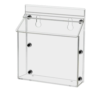 6"W x 4"H Magnetic Outdoor Postcard Holder Brochure Box with Lid