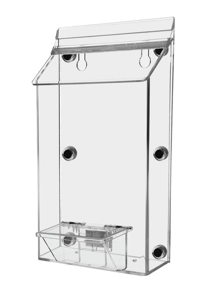 Outdoor brochure holder Each item comes with a take one sticker to apply on above or beside the product empty