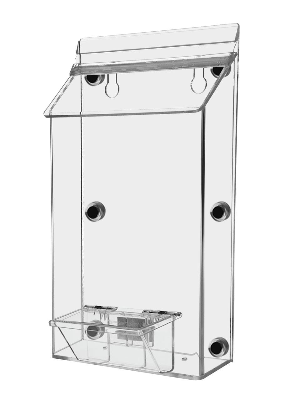 6"W x 9"H Magnetic Outdoor Bifold Brochure Holder with Card Box