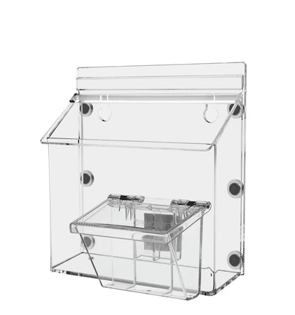 7.5"W x 5.5"H Magnetic Outdoor Postcard Holder with Card Box