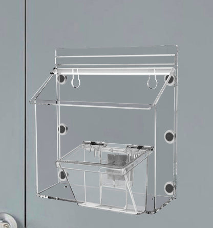 7.5"W x 5.5"H Magnetic Outdoor Postcard Holder with Card Box