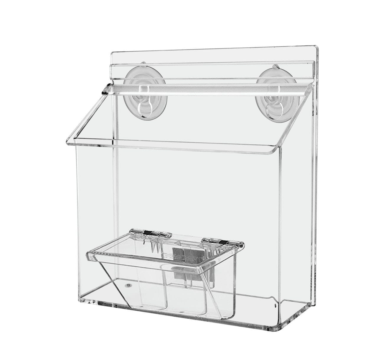 7.5"W x 5.5"H Suction Cup Outdoor Postcard Holder with Card Box