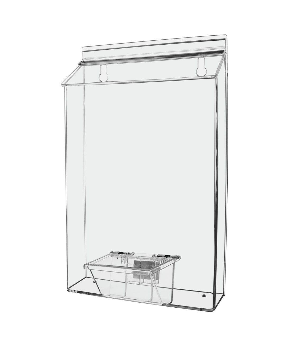 Eight and a half Magazine Outdoor Holder Literature Document With Adbox